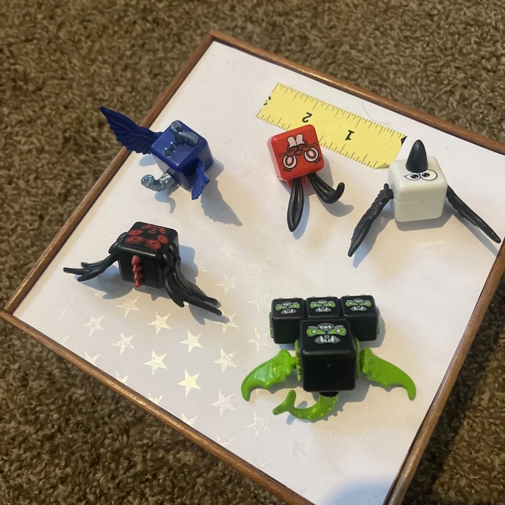 Lot Of 5 Crazy Cubes Spin Master Monster Cubes